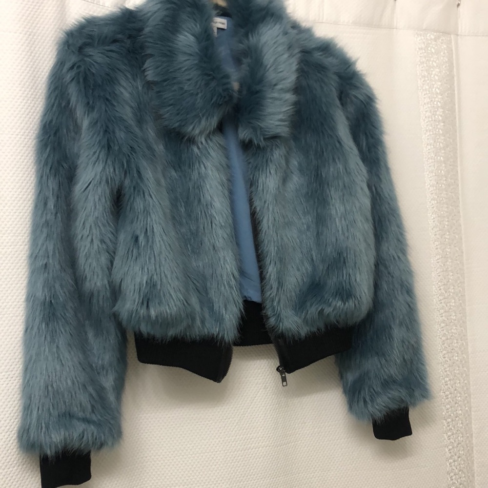 Express X Negin Mirsalehi Faux Fur Coat - Picture 2 of 7